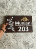 Custom MDF Wooden Name Plate | Personalized Door Sign for Flat, Villa, Bungalow | House Number & Name Design
