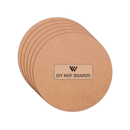 MDF Square Boards – 3x3 Inch 3mm Thick | Set of 4 Cutouts | MDF Square Base for Lippan Art, Resin, Mandala Painting, DIY Crafts | Smooth Pine Wood Finish