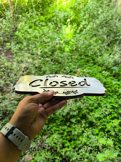 DIY Wooden Door Name Plate – Customizable Craft Base