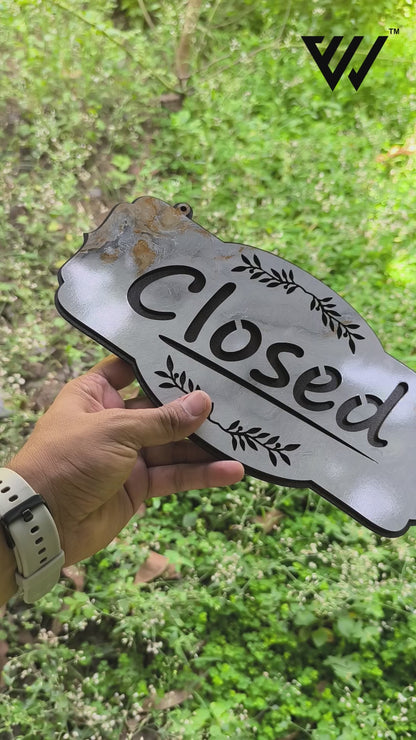 DIY Wooden Door Name Plate – Customizable Craft Base